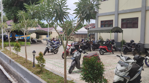 Parkir Sepeda Motor Pengunjung