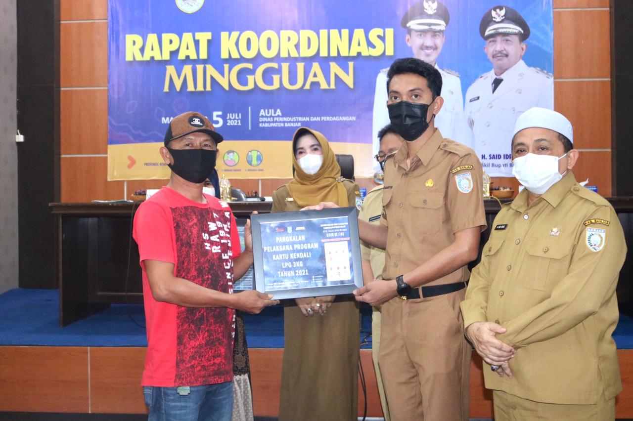 disperindag-banjar-gelar-rakor-data-penerima-kartu-kendali-lpg-3-kg